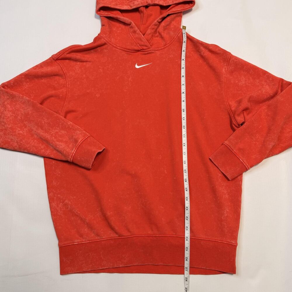 Nike Tracksuit Hoodie Sweatpants Set Womens XS Red Orange Fleece Jogger 2 Piece - Picture 3 of 14